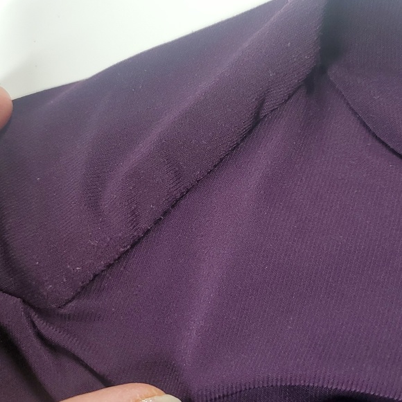 R&M Richard's Purple and Black Jacket Mock Dress Twofer - Picture 11 of 11